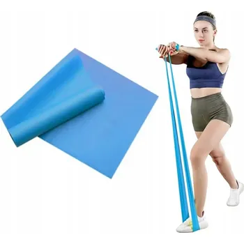 REHABILITAČNÍ GUMA / POSILOVACÍ PÁSKA 2M SILNÁ - FYZIOTERAPIE, CVIČENÍ - ODOLNOST 2/7 FT50