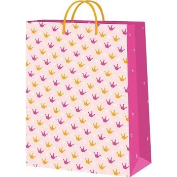 Dárková taška ALBI Dárková taška velká - Princeznovské korunky (26 × 12,7 × 32,4 cm)