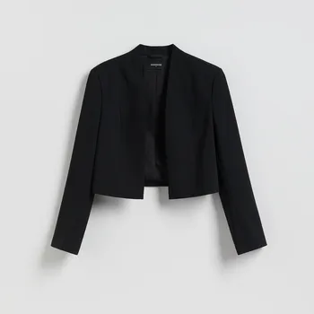 Dámské sako Reserved - Krátké sako - černý - 163IS-99X - 163IS-99X-XXL