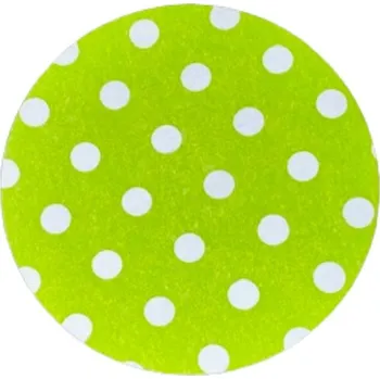 Podtácek Podtácek - zelený s bílými puntíky