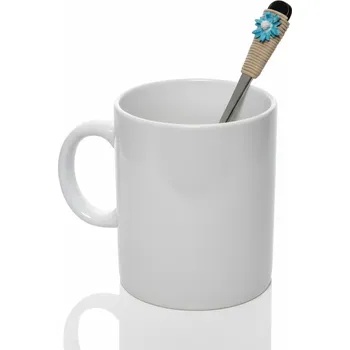 Příbor Lžička Fimo - modrý květ Vánoc