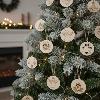 Vánoční dekorace Vánoční kouzlo ze dřeva