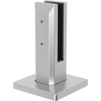 Zábradlí Podlahový držák skla, pro sklo 16-17,5mm, AISI 316, broušený