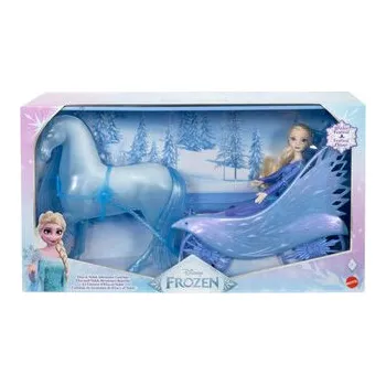 Panenka Barbie Frozen Elsa z karocą JBG56 /2