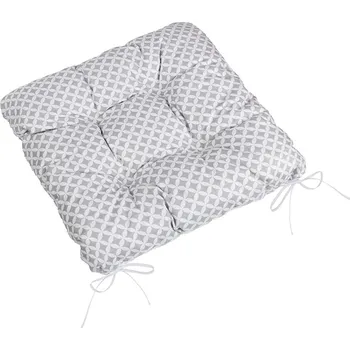 Podsedák Sedák Adéla prošívaný Šedá,Bílá 41/905 - 40x40 cm