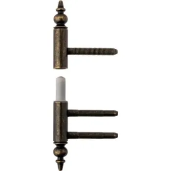 pant OTLAV dveřní závěs 221 15mm Varianta: horní, Povrch: Matný nikl, Průměr: 15 mm