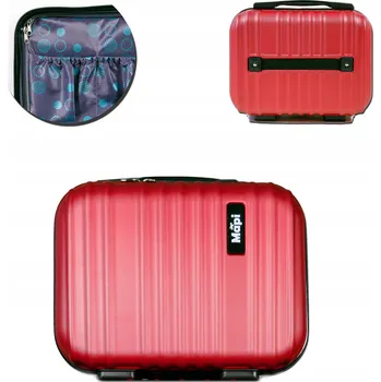 Mapi Tvrdý kabinový kufr malý ABS Mapi 13L Bordó 13 l