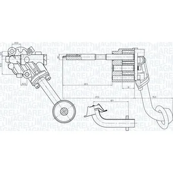 Motor automobilu Olejové čerpadlo MAGNETI MARELLI 351516000023