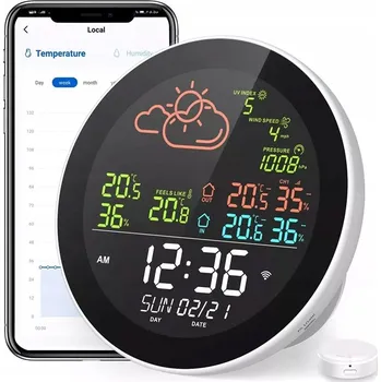 IP kamera METEOROLOGICKÁ STANICE Tuya Wifi se 3 SENZORY