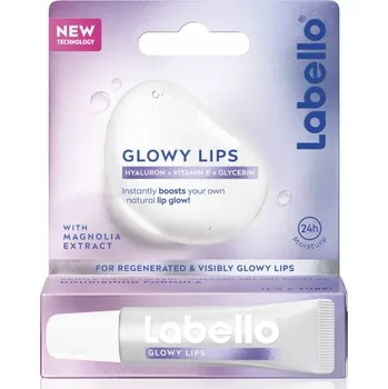 Péče o rty Labello Glowy Lips hydratační balzám na rty s kyselinou hyaluronovou 10 ml
