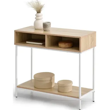 Konferenční stolek Konzolový Stolek Mebel-Partner černá matná 80 x 75 x 30 cm