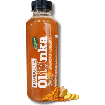 Limonáda Zeličko Kombucha Kurkuma & zázvor – fermentovaný nápoj 0,5 l