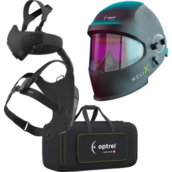 Svářečská kukla OPTREL Set - svařovací kukla HELIX quattro se Swiss air filtroventilační jednotkou