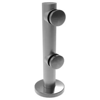 Zábradlí Podlahový držák skla, pro sklo 8-17,52mm, AISI 316, broušený