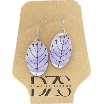 Náušnice Náušnice Květinový sen - fialové