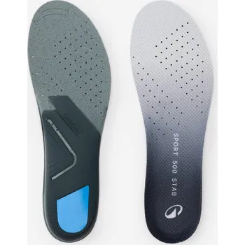 Vložka do bot DECATHLON Upravitelné vložky do bot s tlumením a kontrolou stability Sport 500 38/40 BEZBARVÁ|ŠEDÁ