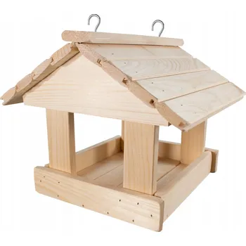 Pro ptáka Masivní dřevěné krmítko pro ptáky XXL ve smontovaném stavu