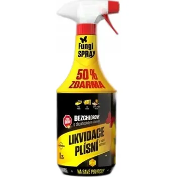 Dezinfekce Fungi SPRAY bez chloru – citronová vůně 500 ml + 250 ml