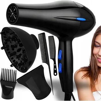 Fén Fén na vlasy MEMFLOW 1200 W s ionizací, difuzérem a koncentrátorem