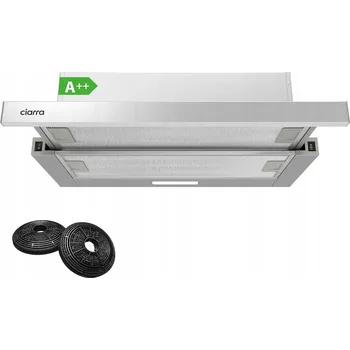 Digestoř Okap kuchenny CIARRA CBCS6906D A++ płaski 60 cm 370 m³/h teleskopický