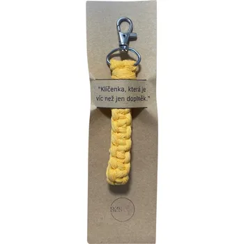 Klíčenka, která je víc než jen doplněk - žlutá