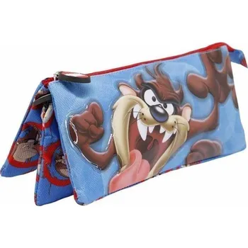 Penál Looney Tunes Penál 3 kapsy - Tasmanian Devil
