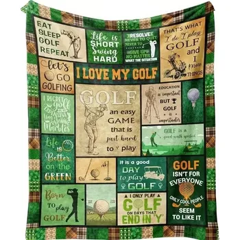 Dětská deka Deka s golfovým motivem 70x100 cm