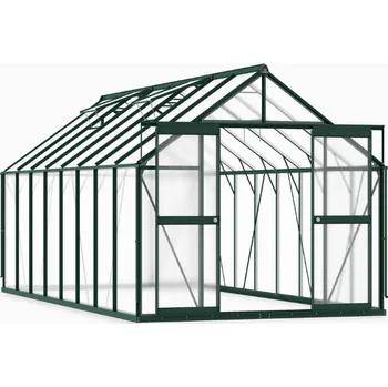 Skleník Zahradní skleník 244x490 Slide-In Dark green - CULTIVO