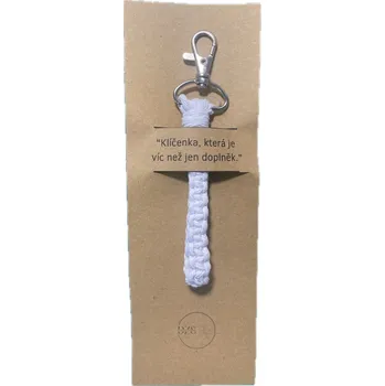 Klíčenka, která je víc než jen doplněk - bílá