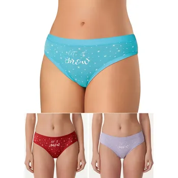 Dámské spodní prádlo Andrie PS 1049 L 3ks dámské kalhotky