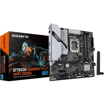 Základní deska GIGABYTE MB Sc LGA 1700 B760M G P WIFI DDR4, Intel B760, 1xHDMI, 1xDP, 4xDDR4, mATX