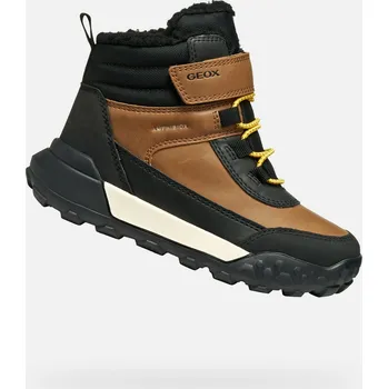 Chlapecké tenisky Geox Chlapecké Černá chlapecká kotníková obuv Geox Trekkyup Boy B ABX Černá 29 (2984317)