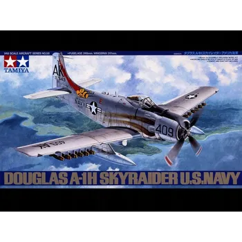 Plastikový model Model letadla TAMIYA 61058 Douglas A-1H Skyraider U.S. Navy 1:48