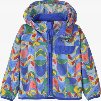 Chlapecká bunda Dětská bunda Patagonia Baby Baggies Jacket - swallowtail geo/blue 3T