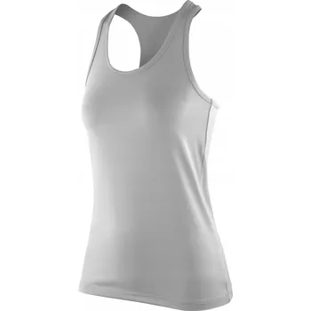 Dámské tričko Tréninkové tričko bez rukávů Spiro M šedé
