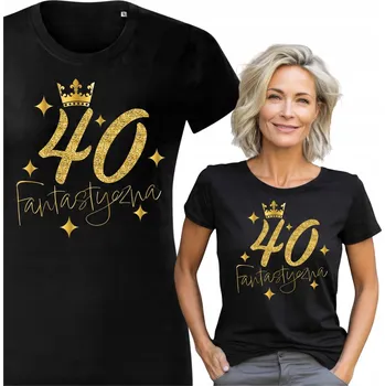 Dámské tričko DÁMSKÉ TRIČKO K 40. NAROZENINÁM, VTIPNÝ DÁREK PRO ŽENU M