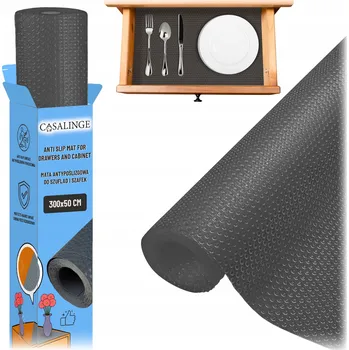 Obraz Prostiskluzová podložka Casalinge šedá 300x50 cm