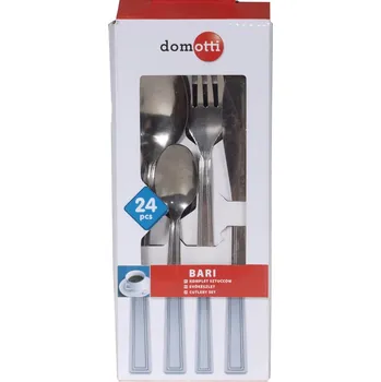 Příbor Sada příborů Domotti 89444 24 ks pro 6 osob nerezová ocel