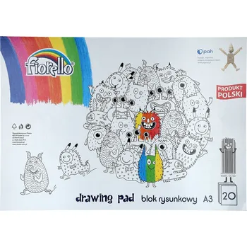 Blok Blok na kreslení A3 Fiorello, 20 listů, bílý 150-1261
