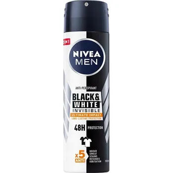 Nivea Men Invisible For Black&White Power deodorant ve spreji 200 Ml
