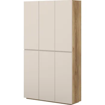 Komoda Komoda Criss vysoká šestidveřová - Helvetia Šedá 104.9x183.6 cm