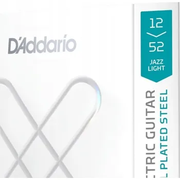 Struna pro kytaru a smyčcový nástroj Struny D'Addario XSE1252W pro elektrickou kytaru 12-52W