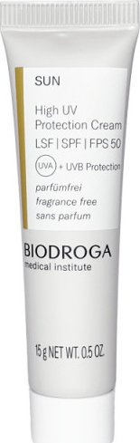Krém s vysokou UV ochranou SPF 50 15ml cestovní balení BIODROGA