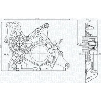 Olejové čerpadlo Olejové čerpadlo MAGNETI MARELLI 351516000088