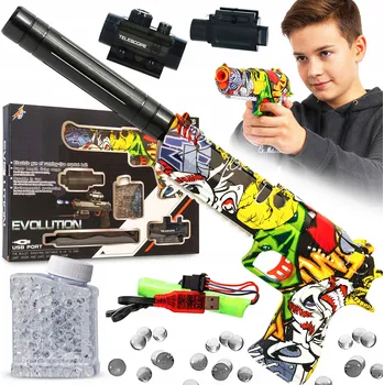 Dětská zbraň AUTOMATICKÁ PISTOLE DESERT EAGLE NA GELOVÉ KULIČKY BLASTER ELEKTRICKÁ DÁREK
