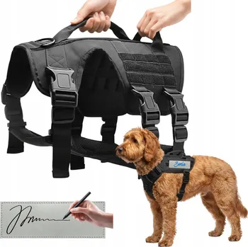 Postroj pro psa Postroj pro psa nastavitelný beztlakový silný lehký M prémiový odolný na procházky