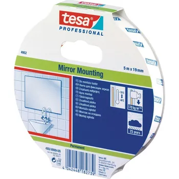 Kancelář páska oboustr. 19mmx 5m pěnová, na zrcadla TESA