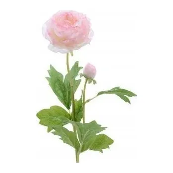 umělá květina Dekorace Umělá Rostlina Květina Kamélie Světle Růžová Délka 57 cm