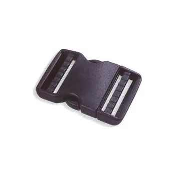 spona trojzubec 25 mm černý-K008R-regulace celé balení