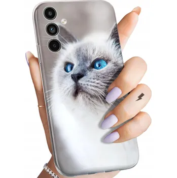 Pouzdro na mobilní telefon Zadní Kryt Hello Case pro Samsung Galaxy A15 šedý